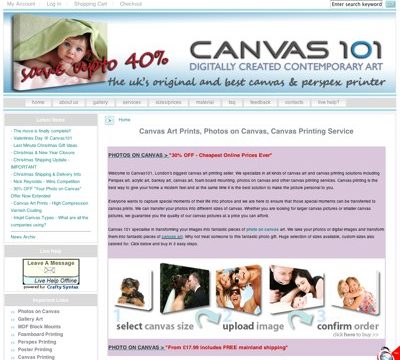 SEO of Canvas101