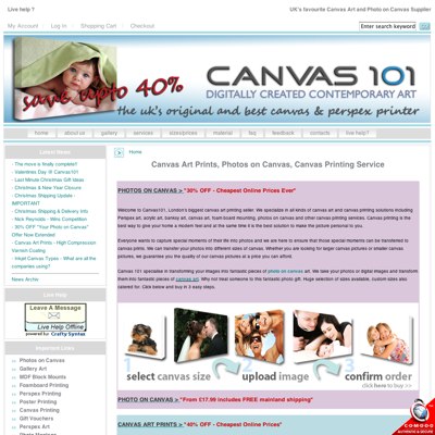 SEO of Canvas101