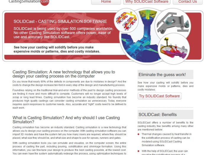 castingsimulation.com SEO